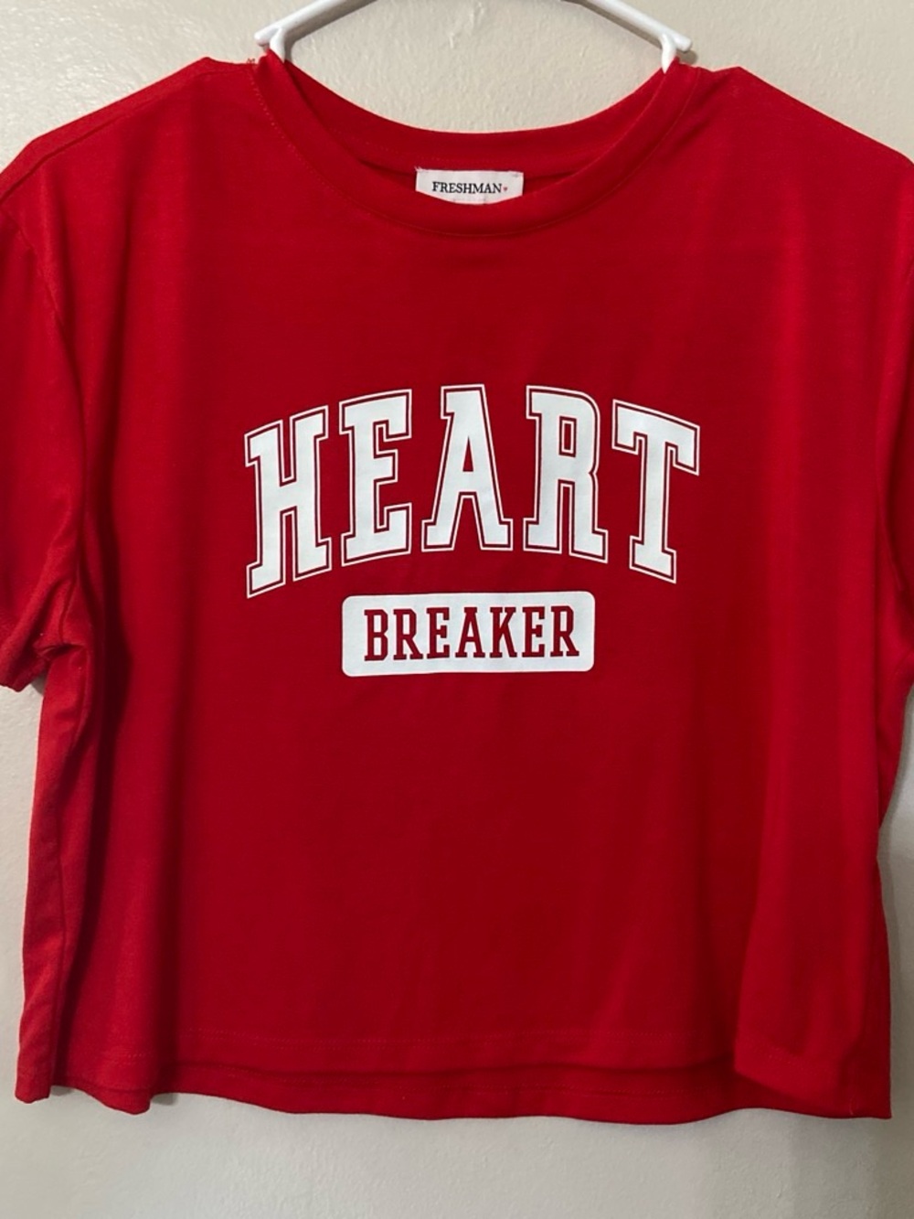 Freshman Red 'Heart Breaker' Graphic Tee